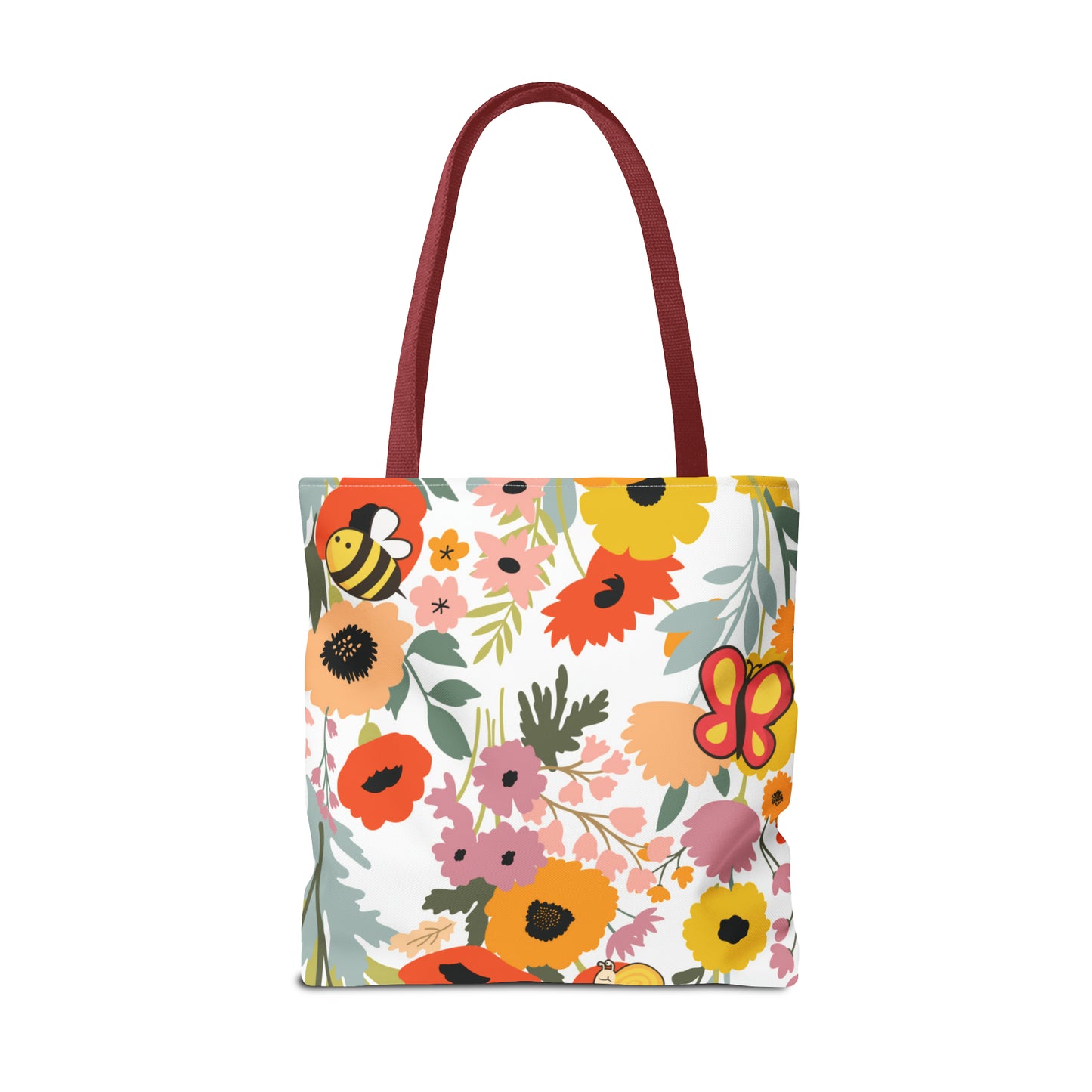 Wildflower Bumble-Fly Tote Bag (AOP)