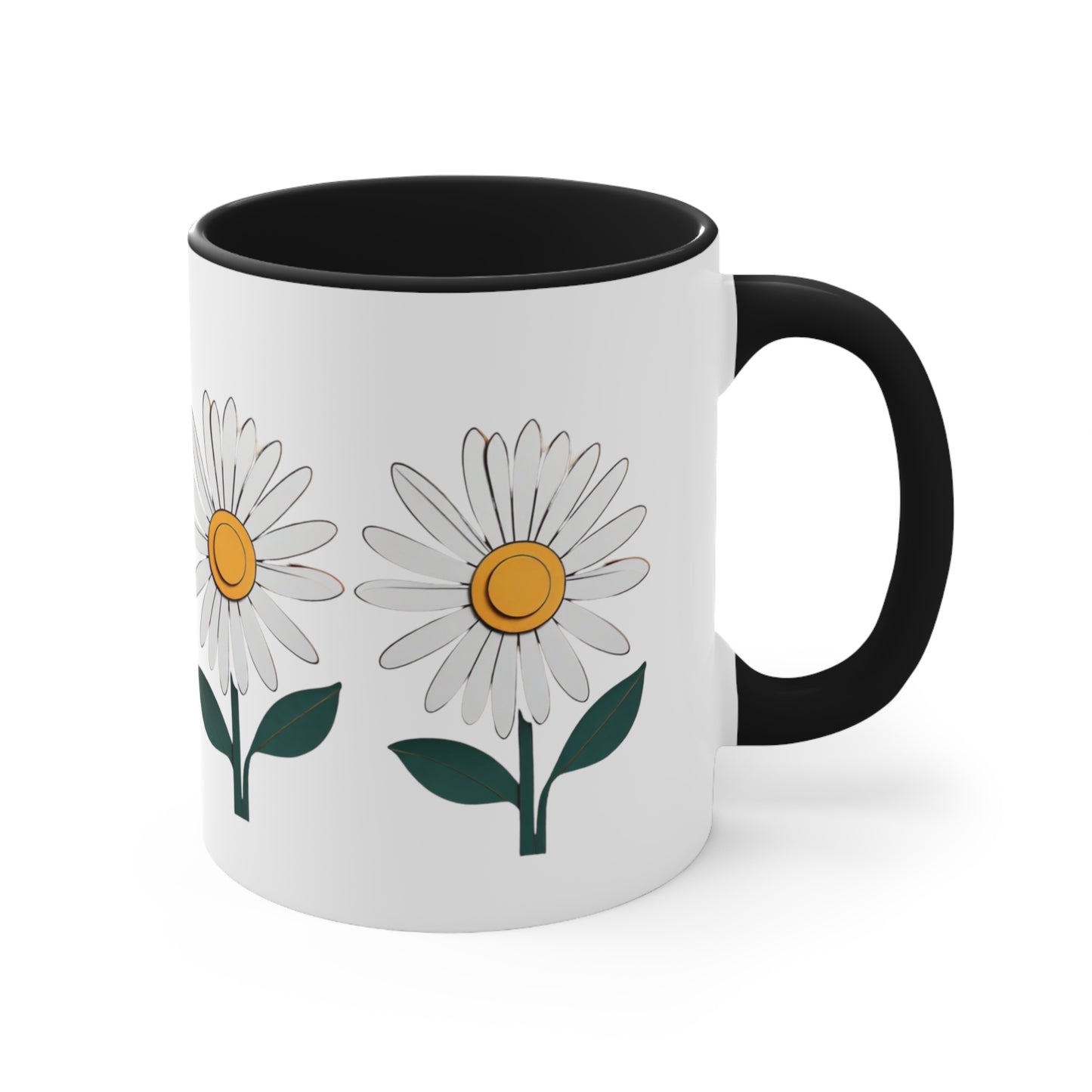 Paper daisy - Accent Coffee Mug, 11oz