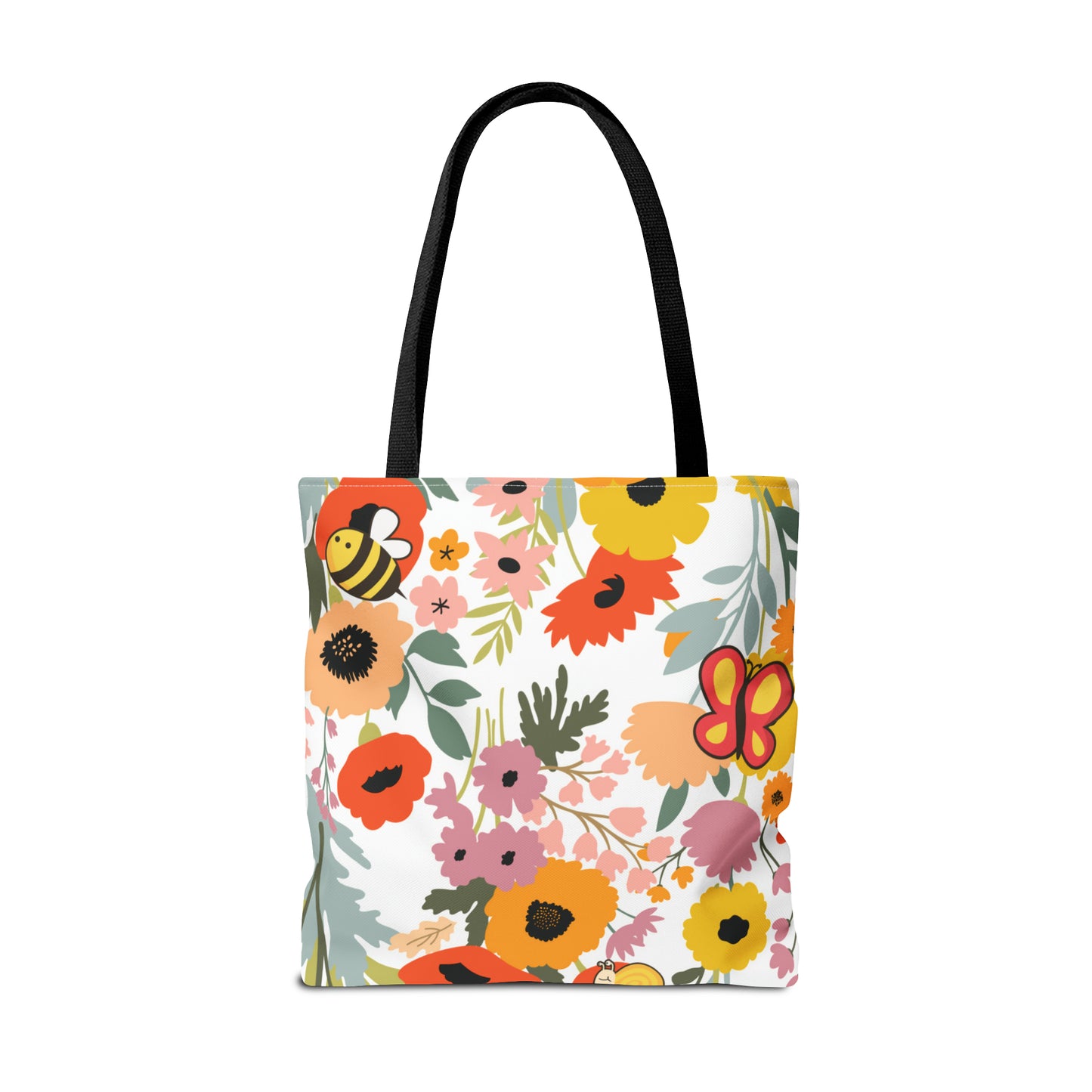 Wildflower Bumble-Fly Tote Bag (AOP)