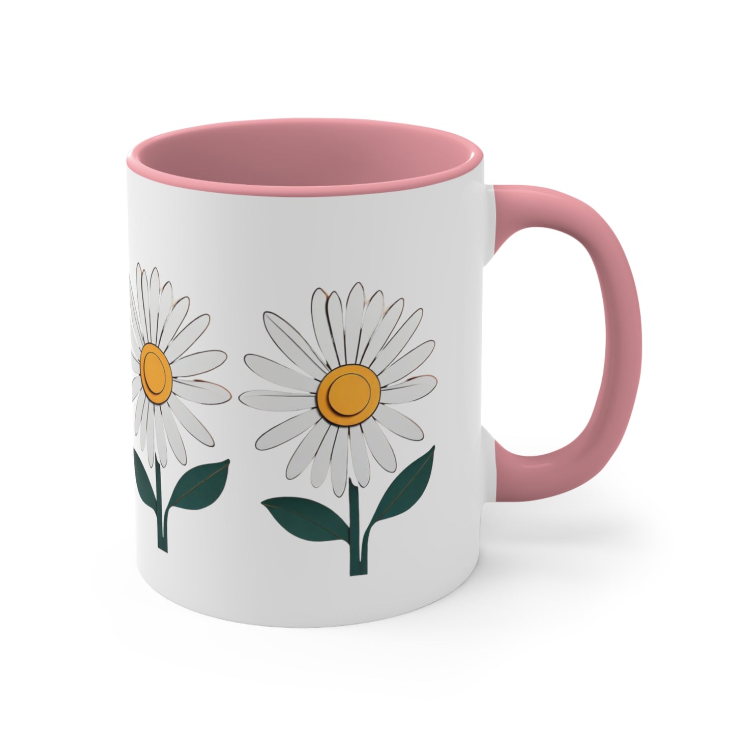 Paper daisy - Accent Coffee Mug, 11oz