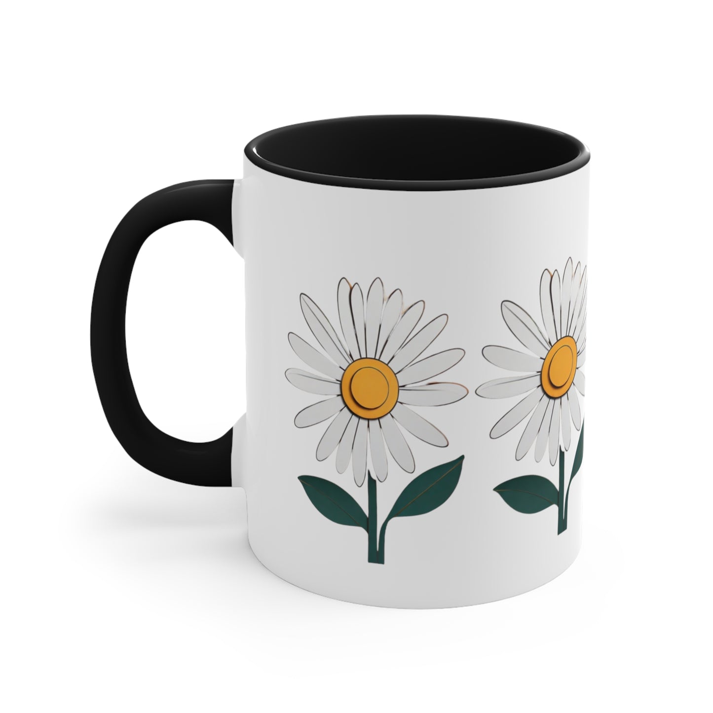 Paper daisy - Accent Coffee Mug, 11oz