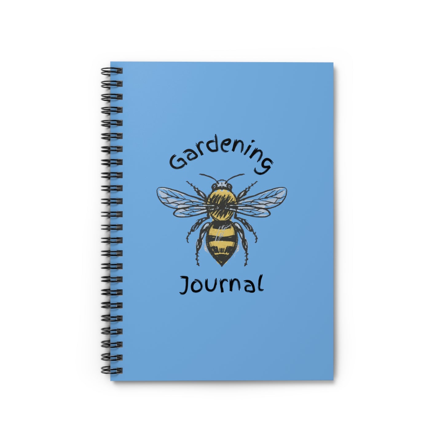 High Visibility Bumble garden journal - Spiral Notebook - Ruled Line