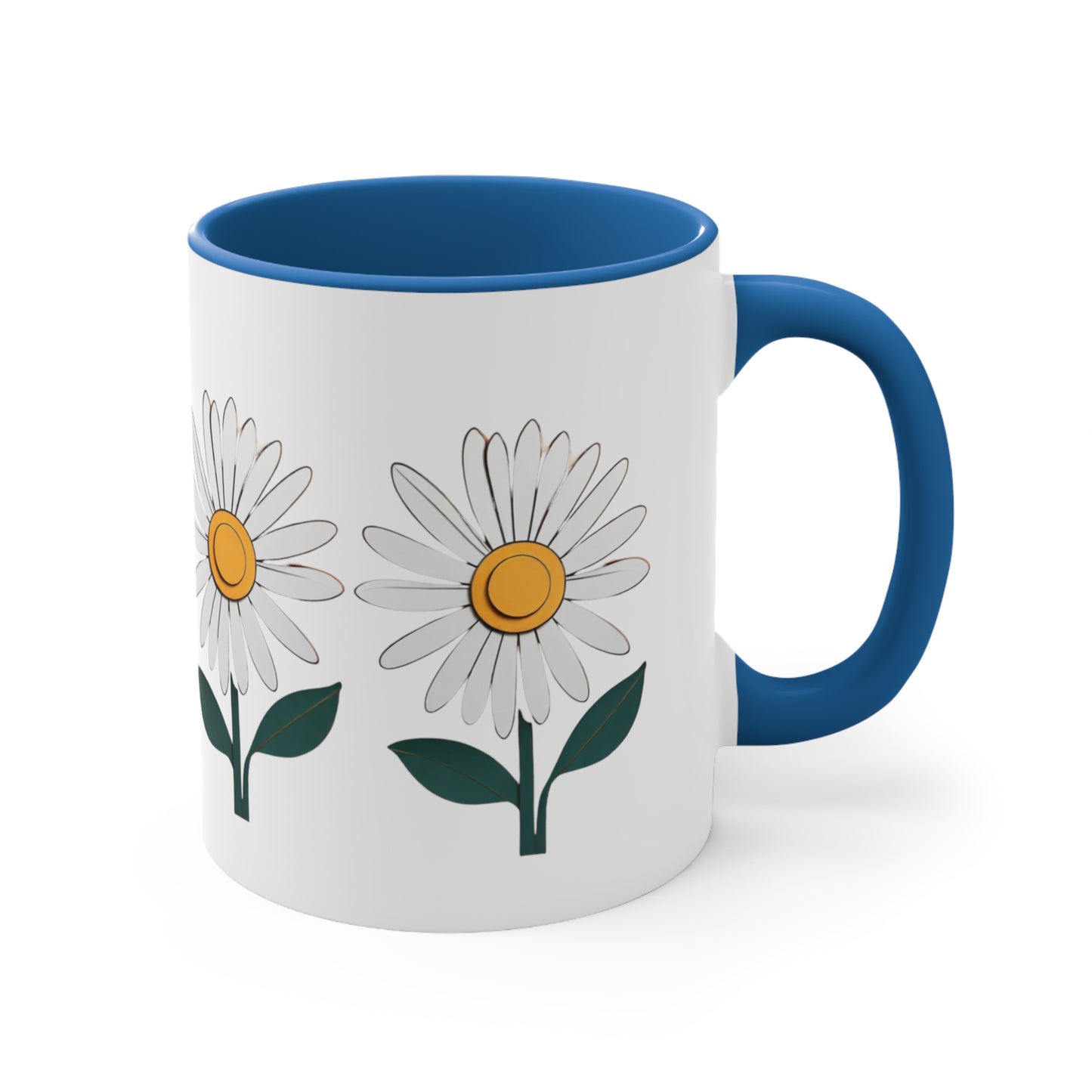 Paper daisy - Accent Coffee Mug, 11oz