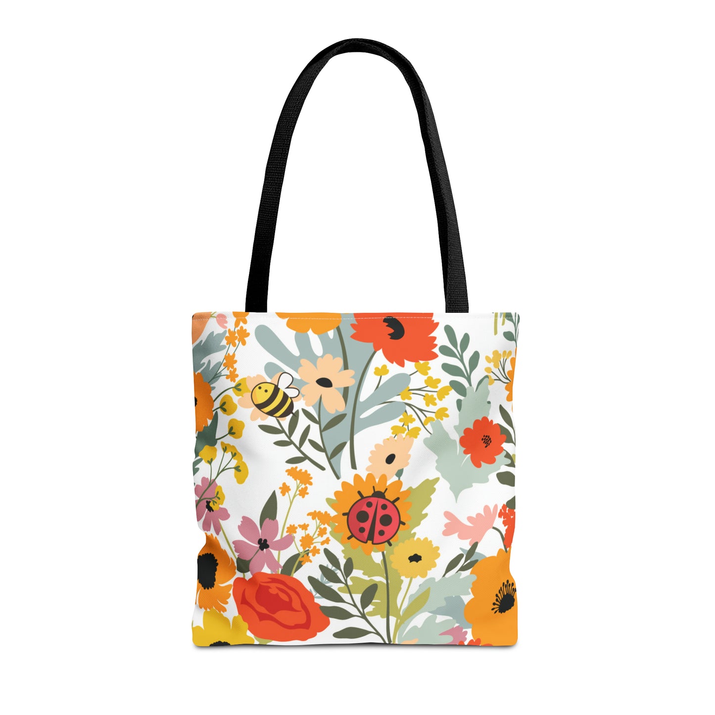 Wildflower Bumble-Fly Tote Bag (AOP)