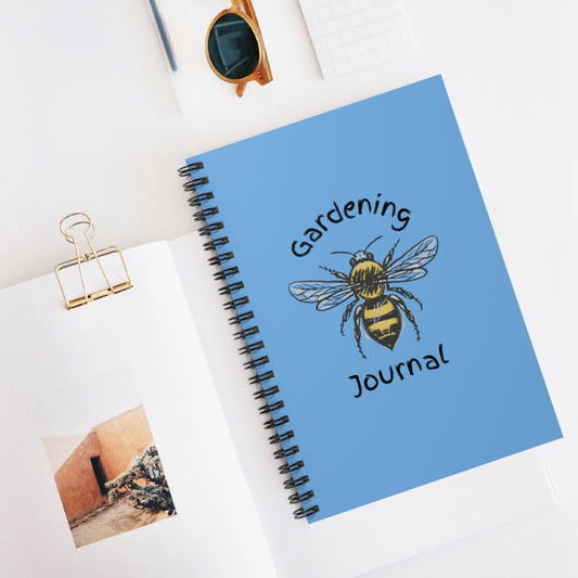 High Visibility Bumble garden journal - Spiral Notebook - Ruled Line