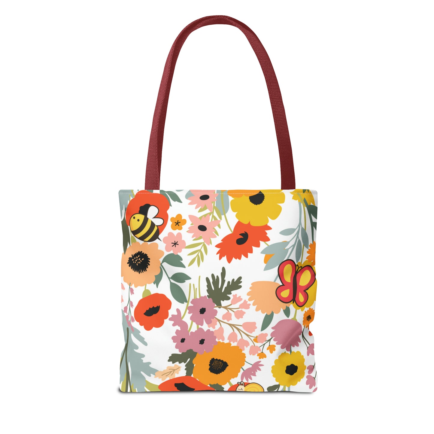 Wildflower Bumble-Fly Tote Bag (AOP)