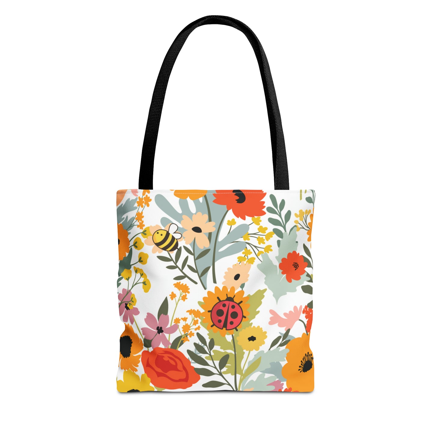 Wildflower Bumble-Fly Tote Bag (AOP)