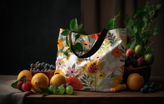 Wildflower Bumble-Fly Tote Bag (AOP)