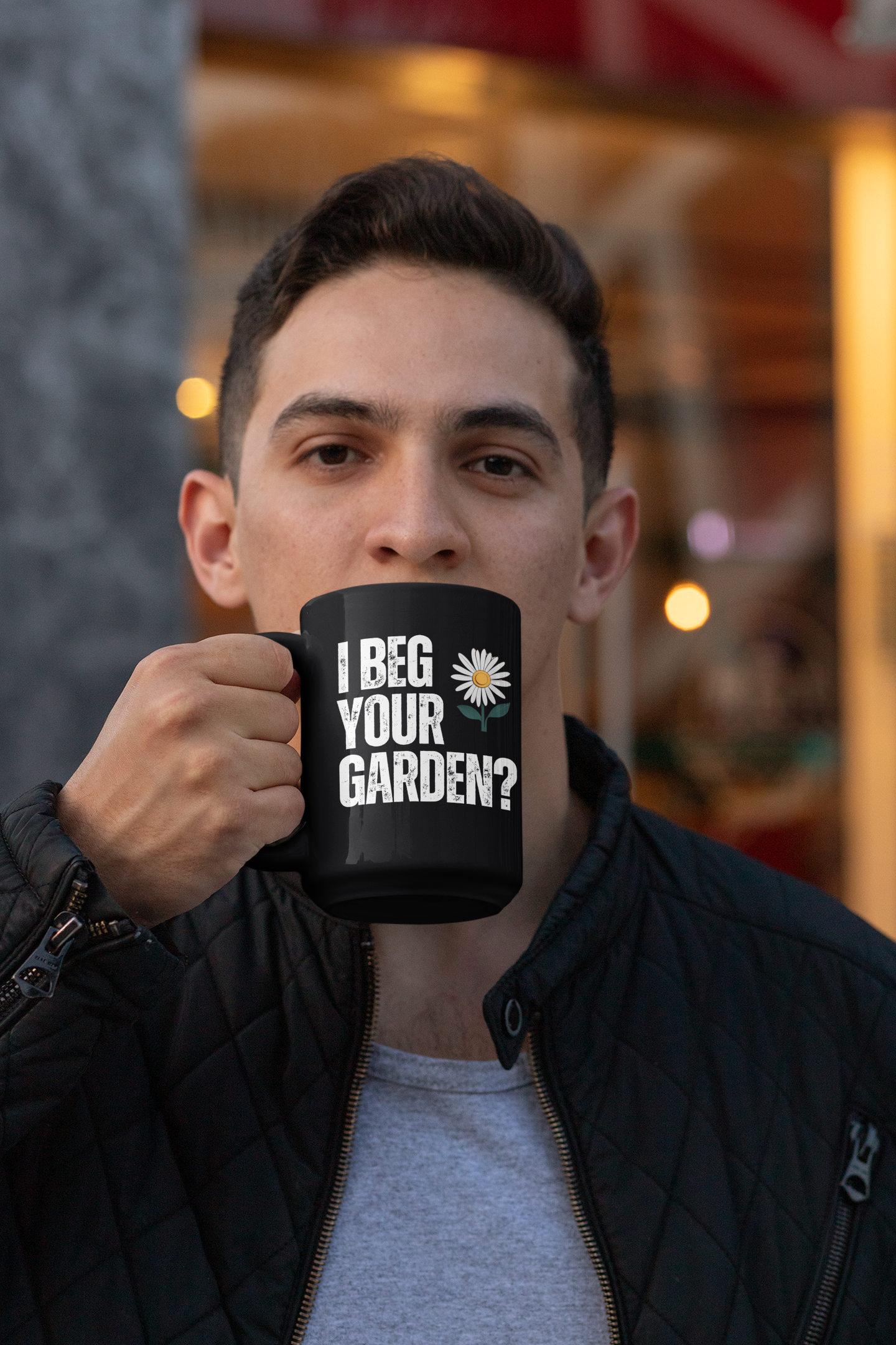 I beg your garden? - 11oz Black Mug