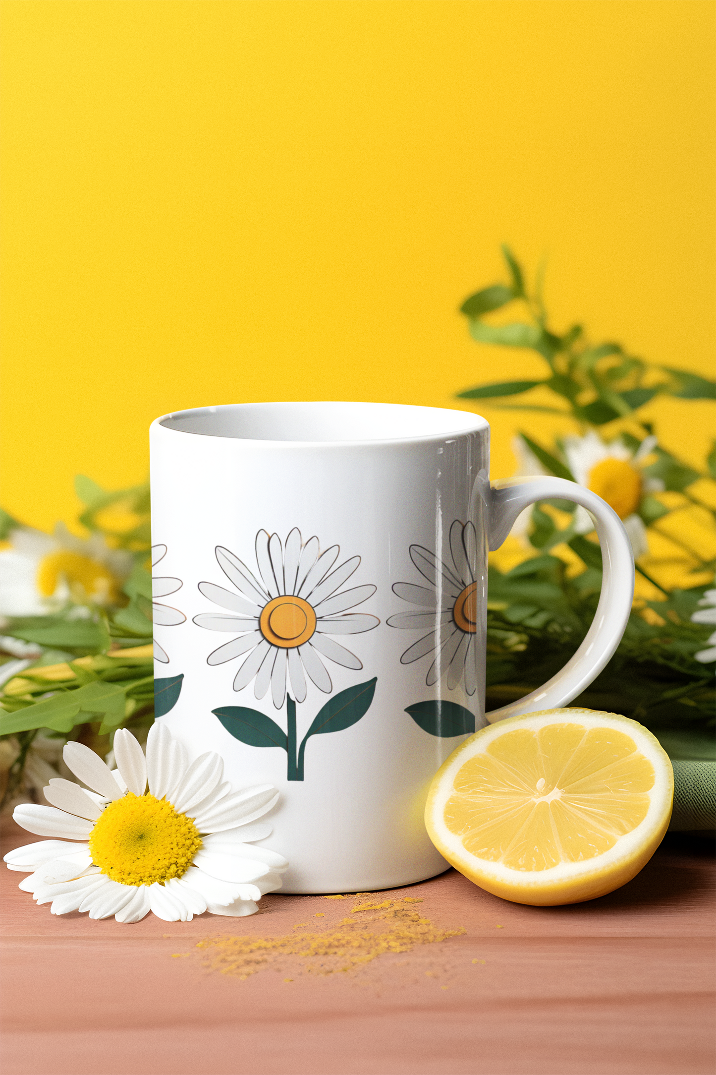 Paper daisy - Ceramic Mug 11oz