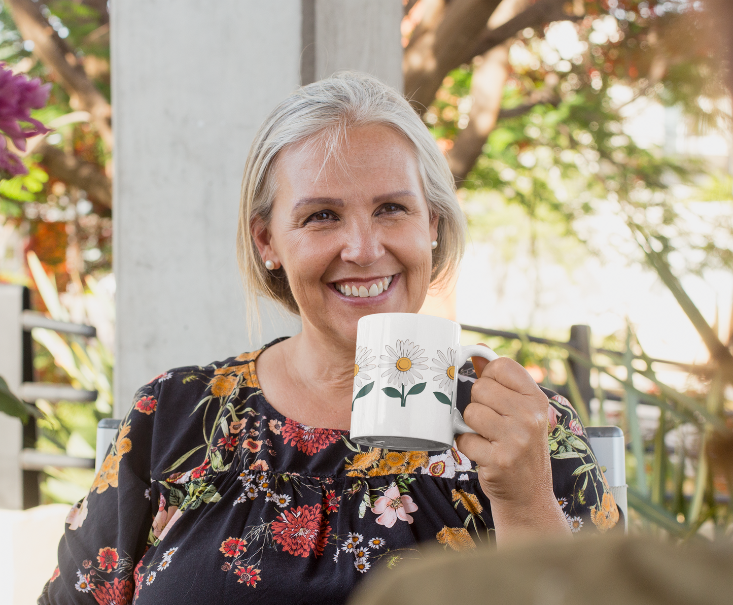 Paper daisy - Ceramic Mug 11oz